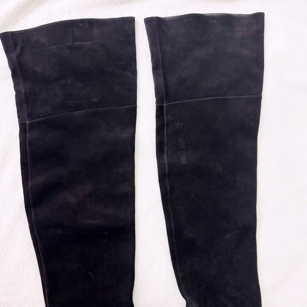 Paris Texas Over-the-knee Suede Boots in Black (Size 37.5) - Picture 11 of 16
